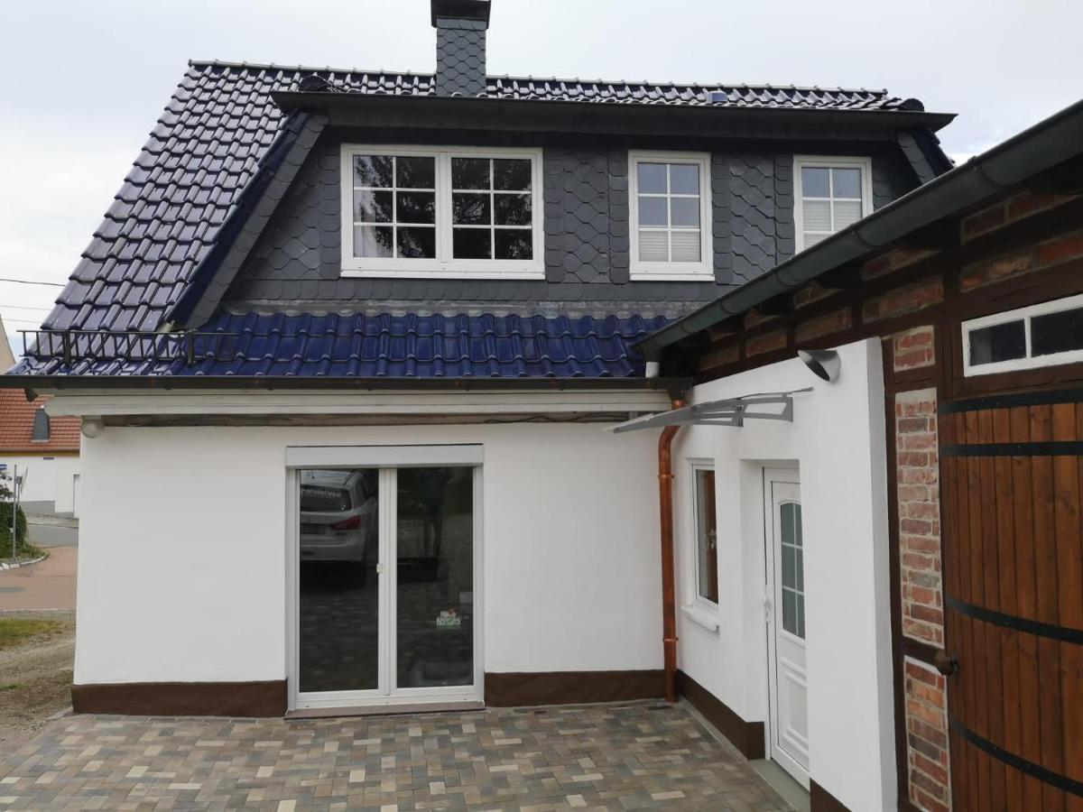 Ferienhaus Blaue Blume: Eco-Friendly Retreat with EV Charging & Sauna Guntersberge Exterior photo